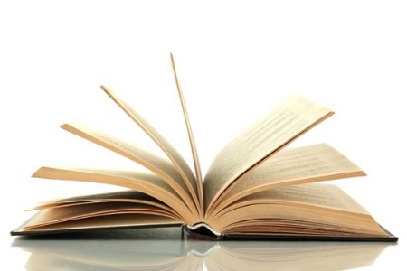 Open book on tabl 450